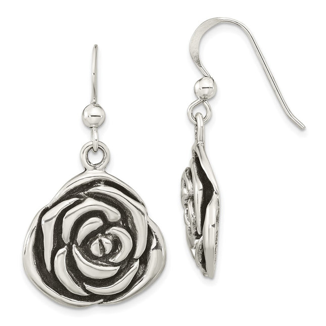 Sterling Silver Earrings Style QE15707 - Classique Jewelry Inc.