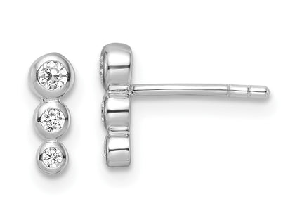 Sterling Silver Earrings Style QE15716 - Classique Jewelry Inc.