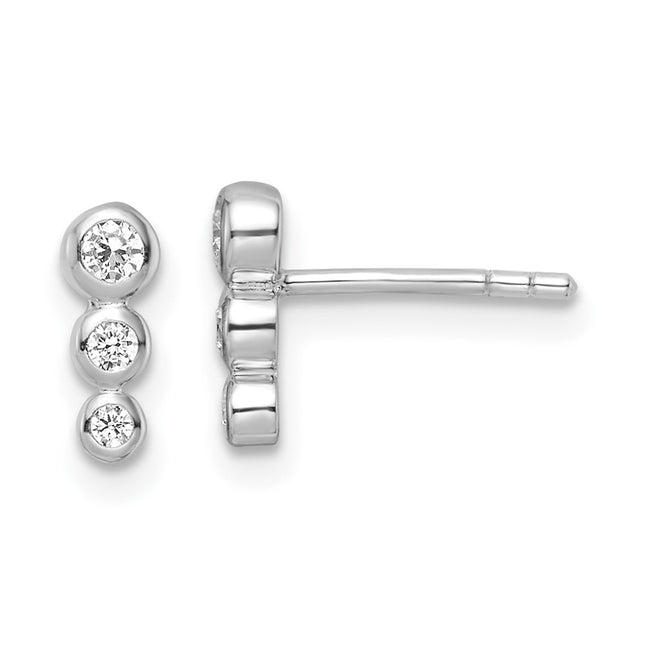 Sterling Silver Earrings Style QE15716 - Classique Jewelry Inc.