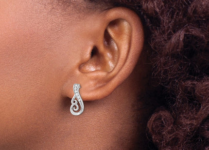 Sterling Silver Earrings Style QE15719 - Classique Jewelry Inc.