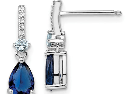 Sterling Silver Earrings Style QE15742 - Classique Jewelry Inc.