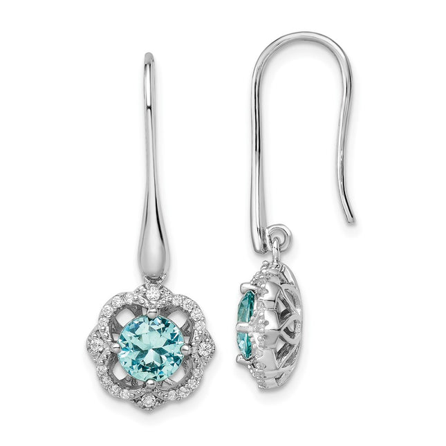 Sterling Silver Earrings Style QE15748 - Classique Jewelry Inc.