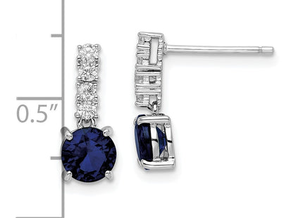 Sterling Silver Earrings Style QE15759 - Classique Jewelry Inc.