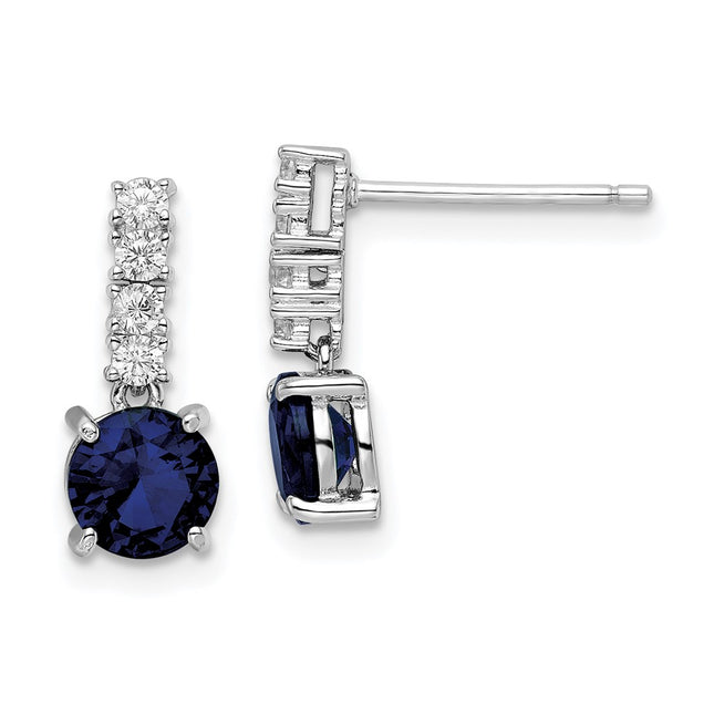 Sterling Silver Earrings Style QE15759 - Classique Jewelry Inc.