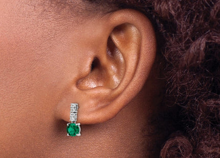 Sterling Silver Earrings Style QE15760 - Classique Jewelry Inc.