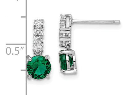 Sterling Silver Earrings Style QE15760 - Classique Jewelry Inc.