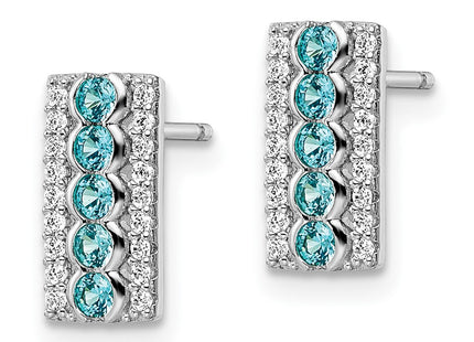 Sterling Silver Earrings Style QE15776 - Classique Jewelry Inc.