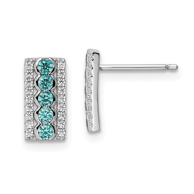 Sterling Silver Earrings Style QE15776 - Classique Jewelry Inc.