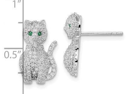 Sterling Silver Earrings Style QE15788 - Classique Jewelry Inc.