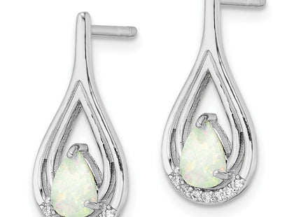 Sterling Silver Earrings Style QE15803 - Classique Jewelry Inc.