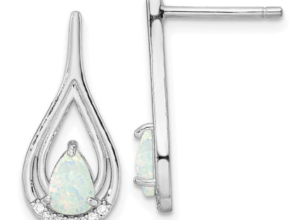 Sterling Silver Earrings Style QE15803 - Classique Jewelry Inc.