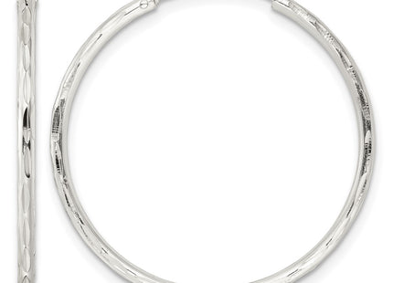 Sterling silver hoop earrings
