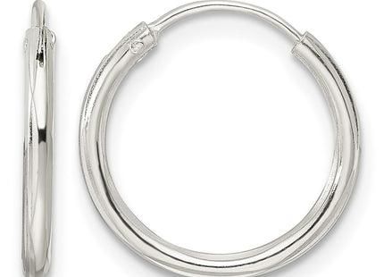 Sterling silver hoop earrings