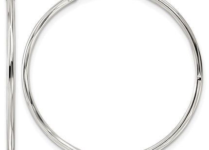 Sterling silver hoop earrings