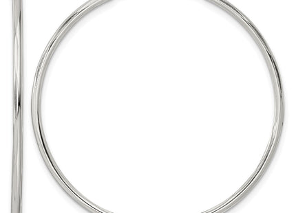 Sterling silver hoop earrings