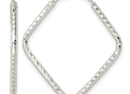 Sterling silver hoop earrings