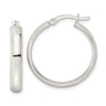 Sterling Silver Polished Hoop Earrings