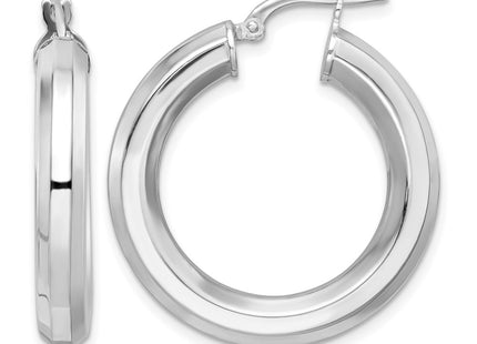 Sterling silver hoop earrings