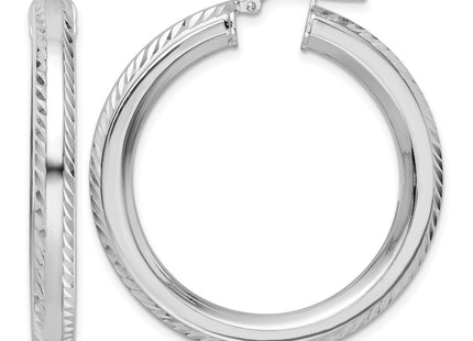 Sterling silver hoop earrings
