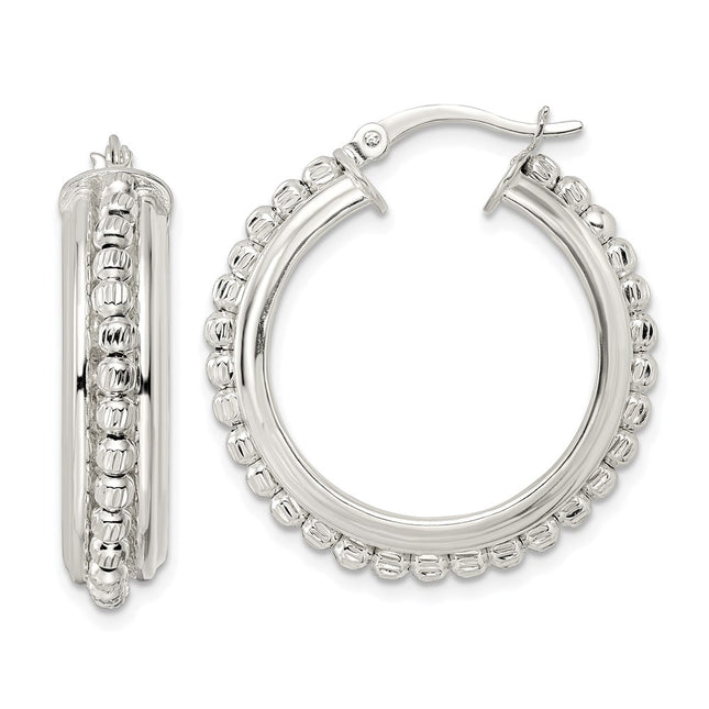 Sterling Silver Earrings Style QE15875 - Classique Jewelry Inc.