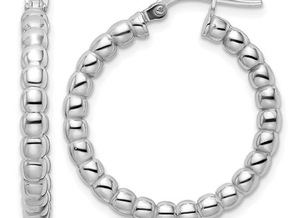 Sterling silver hoop earrings