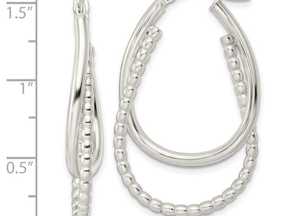 Sterling Silver Earrings Style QE15894 - Classique Jewelry Inc.