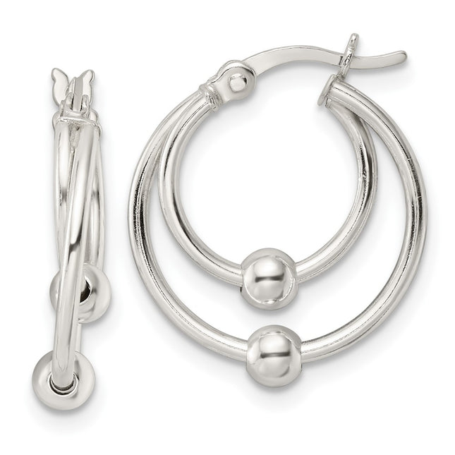Sterling Silver Earrings Style QE15900 - Classique Jewelry Inc.