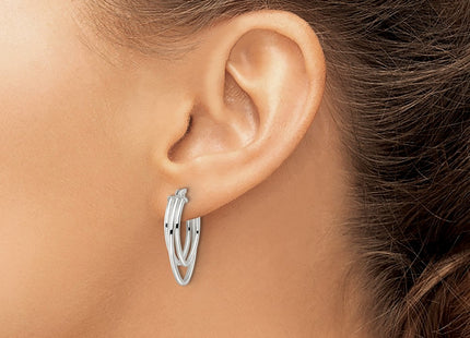 Sterling Silver Earrings Style QE15902 - Classique Jewelry Inc.