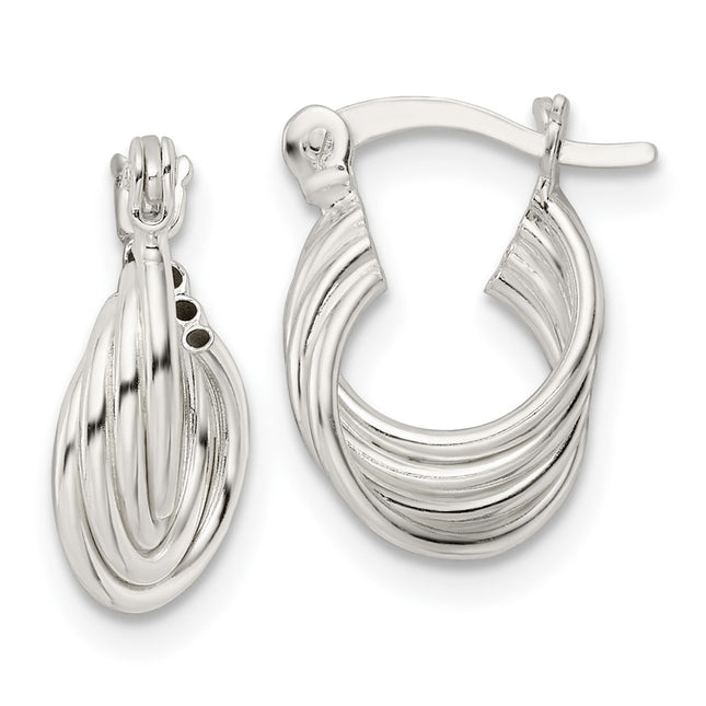 Sterling Silver Earrings Style QE15903 - Classique Jewelry Inc.