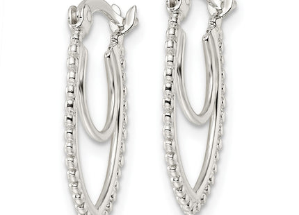 Sterling Silver Earrings Style QE15904 - Classique Jewelry Inc.