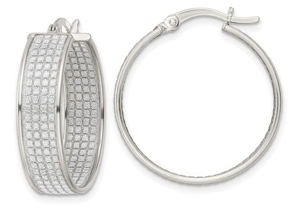 Sterling Silver Earrings Style QE15926 - Classique Jewelry Inc.