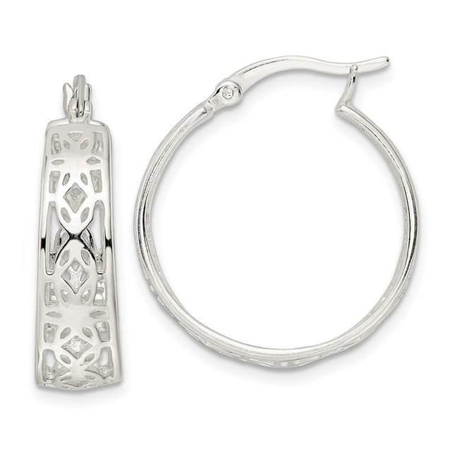 Sterling Silver Earrings Style QE15929 - Classique Jewelry Inc.