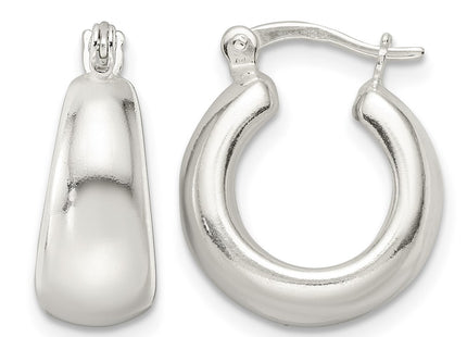 Sterling silver hoop earrings