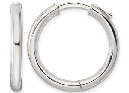 Sterling silver hoop earrings