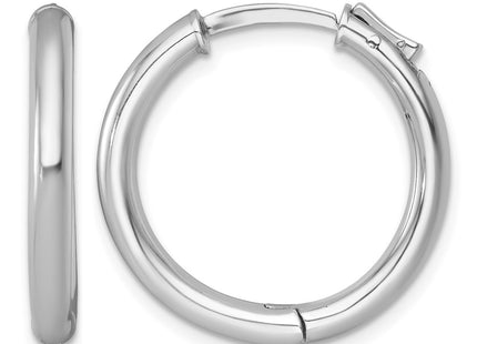Sterling silver hoop earrings