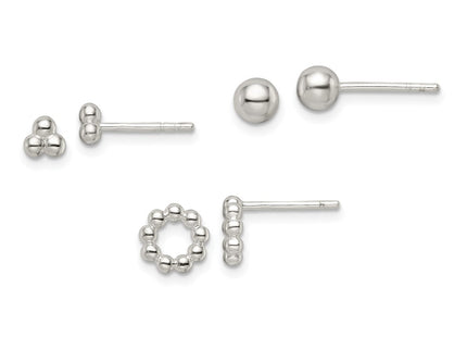 Sterling Silver Earrings Style QE15991 - Classique Jewelry Inc.