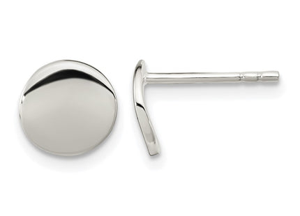 Sterling silver circle earrings