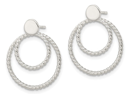 Sterling Silver Earrings Style QE16014 - Classique Jewelry Inc.