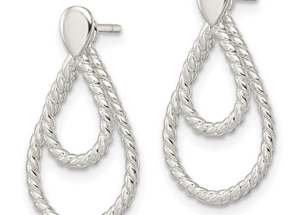 Sterling Silver Earrings Style QE16016 - Classique Jewelry Inc.