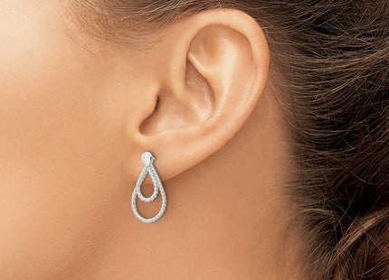 Sterling Silver Earrings Style QE16016 - Classique Jewelry Inc.