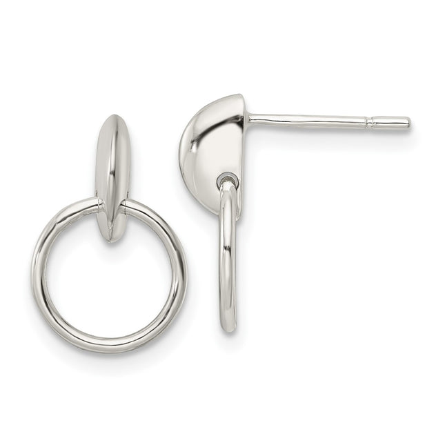 Sterling Silver Earrings Style QE16033 - Classique Jewelry Inc.