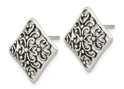 Sterling Silver Earrings Style QE16038 - Classique Jewelry Inc.