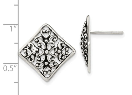 Sterling Silver Earrings Style QE16038 - Classique Jewelry Inc.