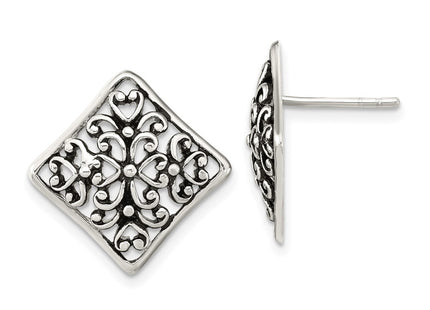 Sterling Silver Earrings Style QE16038 - Classique Jewelry Inc.