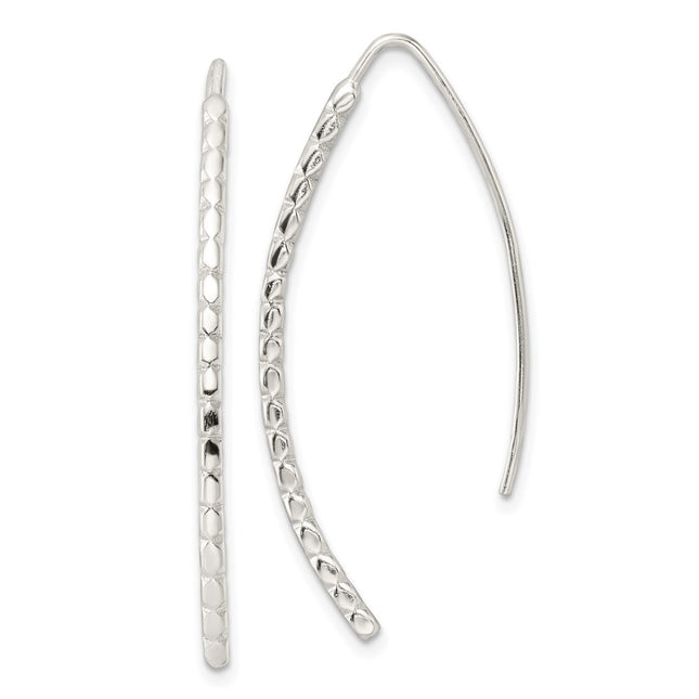 Sterling Silver Earrings Style QE16040 - Classique Jewelry Inc.