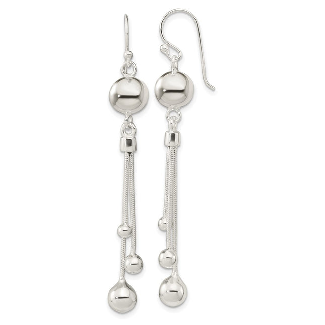Sterling Silver Earrings Style QE16042 - Classique Jewelry Inc.