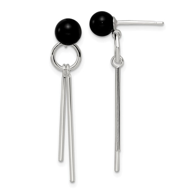 Sterling Silver Earrings Style QE16043 - Classique Jewelry Inc.