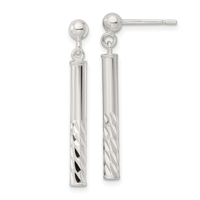 Sterling Silver Earrings Style QE16045 - Classique Jewelry Inc.