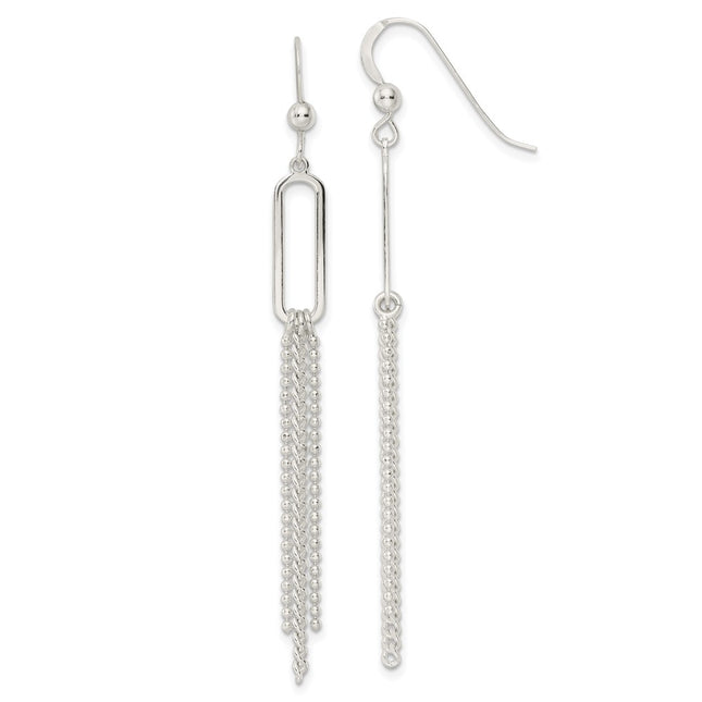 Sterling Silver Earrings Style QE16048 - Classique Jewelry Inc.