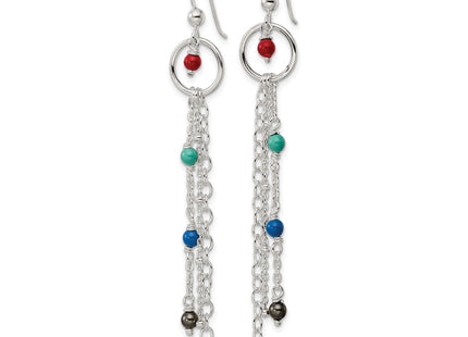 Sterling Silver Earrings Style QE16051 - Classique Jewelry Inc.